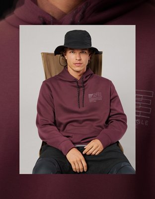 Brown american eagle outlet hoodie