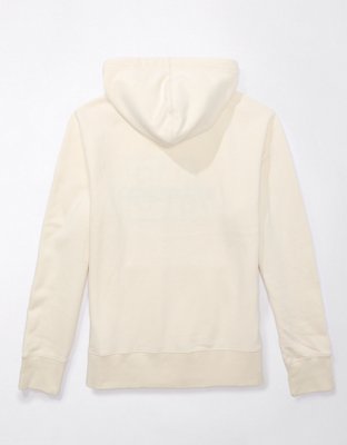 AE Plaid Applique Graphic Hoodie