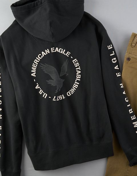 Мужские худи American Eagle AE Heritage Graphic