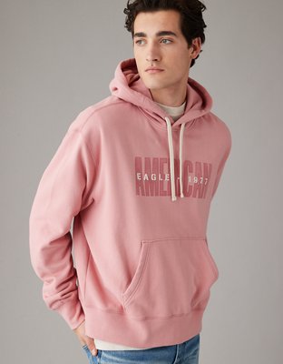 Pink hoodie american discount eagle