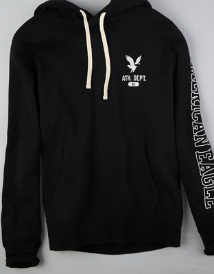 AE Logo Graphic Pullover Hoodie