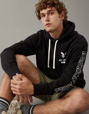 AE Hoodie de Raglán Super Suave con Gráfico