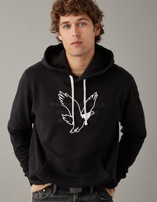 Short sleeve shop hoodie american eagle