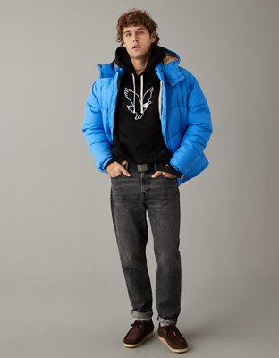 Мужские худи American Eagle AE Logo Graphic Pullover — фото 3