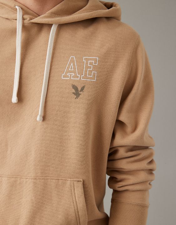 AE Logo Graphic Pullover Hoodie