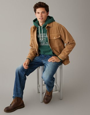 AE Logo Graphic Pullover Hoodie