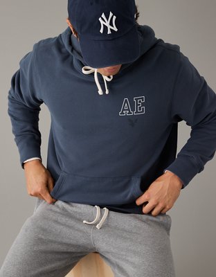 AE Logo Graphic Pullover Hoodie