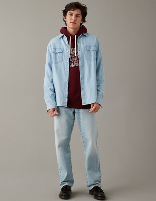 AE Logo Graphic Pullover Hoodie