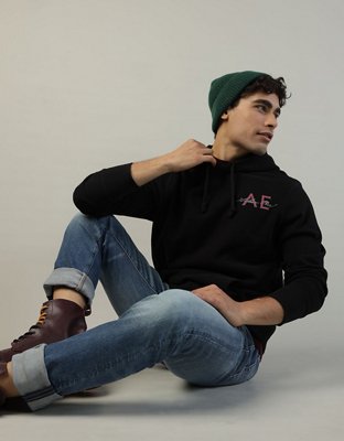 AE x Seher One Hoodie con Gráfico del Día de los Muertos