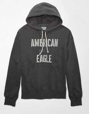 American eagle black discount hoodie