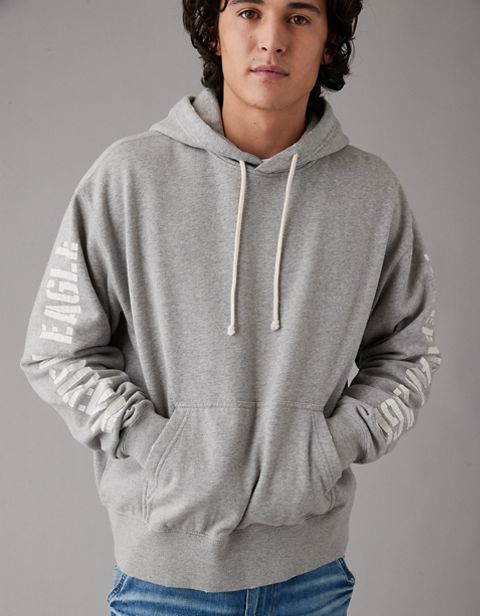 Мужские худи American Eagle AE Heritage Graphic Pullover
