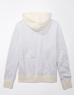 Sudadera con capucha de fleece en colores contrastantes AE