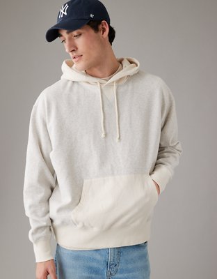 Sudadera con capucha de fleece en colores contrastantes AE