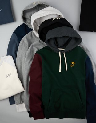 AE Fleece Colorblock Hoodie