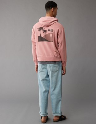 Мужские худи American Eagle AE Stretch Bonfire Graphic — фото 5