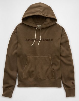 Brown american eagle hoodie best sale