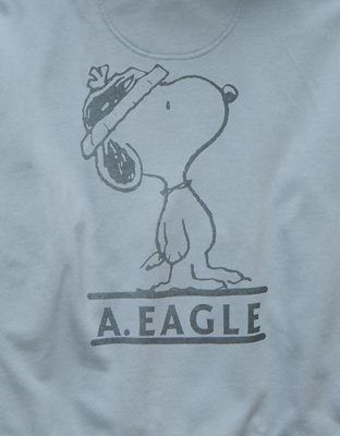 Мужские худи American Eagle AE Snoopy Holiday Graphic — фото 6