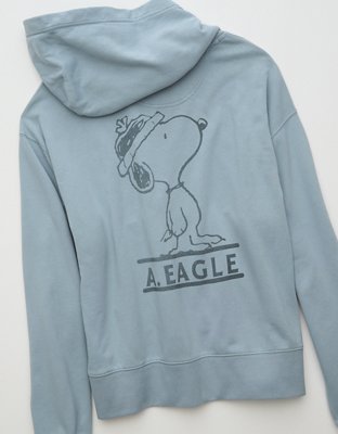 Мужские худи American Eagle AE Snoopy Holiday Graphic — фото 8