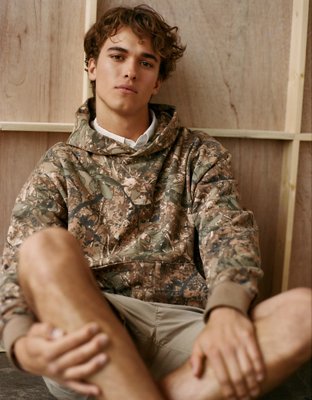AE Laidback Luxe Heavyweight Camo Hoodie