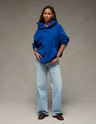 AE Laidback Luxe Heavyweight Hoodie | American Eagle