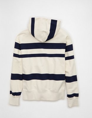 AE Laidback Luxe Relaxed Fit Striped Hoodie