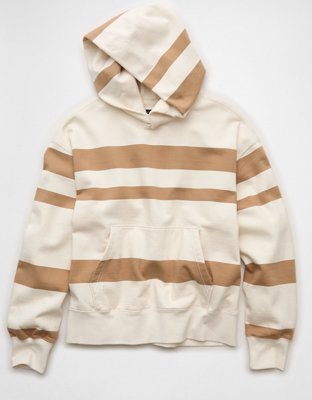 AE Laidback Luxe Relaxed Fit Striped Hoodie