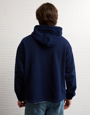 AE Indigo Henley Hoodie