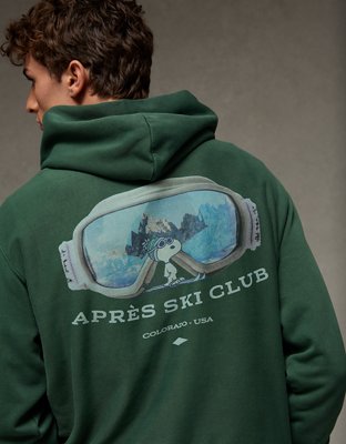 AE Snoopy Graphic Fleece Hoodie