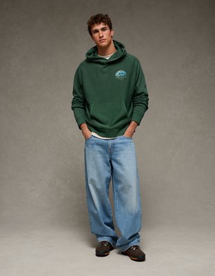 AE Snoopy Graphic Fleece Hoodie