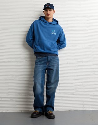 AE Snoopy Graphic Fleece Hoodie