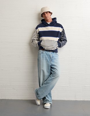 AE Laidback Luxe Colorblock Hoodie