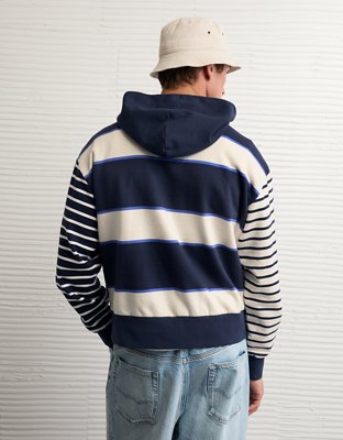 AE Laidback Luxe Colorblock Hoodie | American Eagle