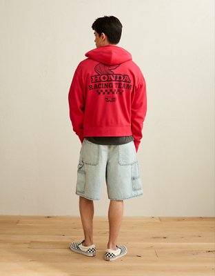 AE Standard Fit Honda Graphic Hoodie | American Eagle