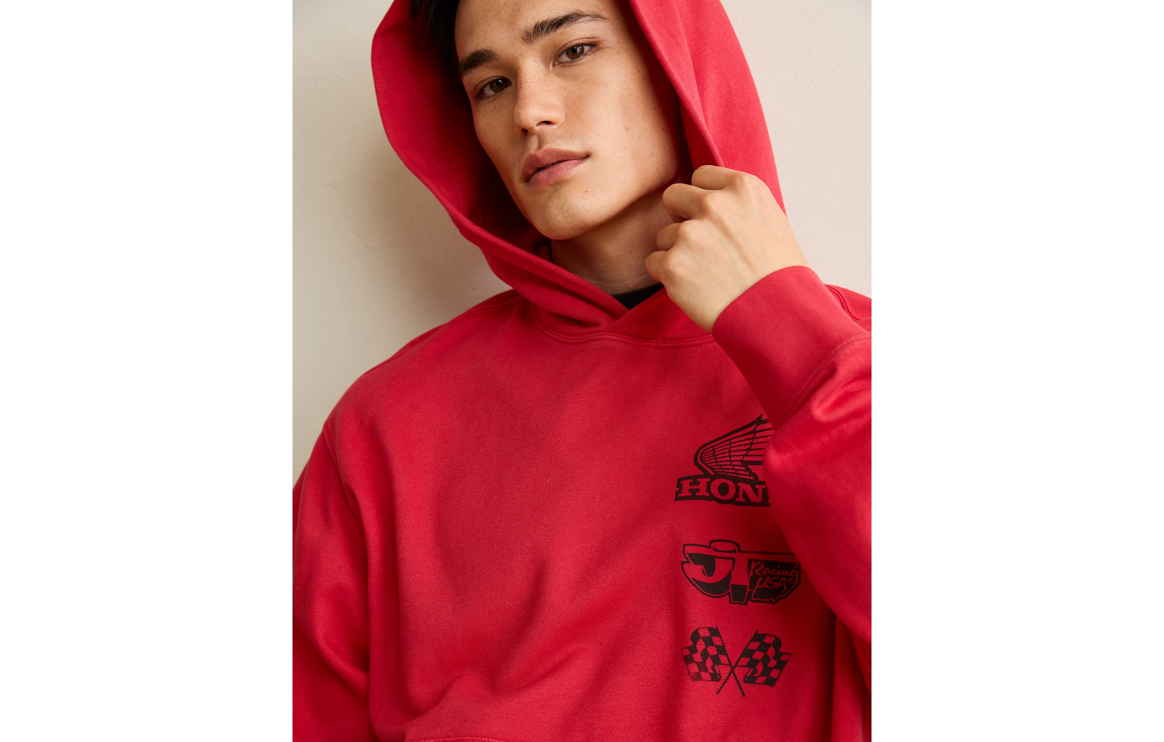 AE Standard Fit Honda Graphic Hoodie