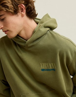 AE Standard Fit Nirvana Graphic Hoodie