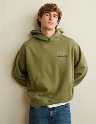 AE Standard Fit Nirvana Graphic Hoodie from American Eagle - $52.46