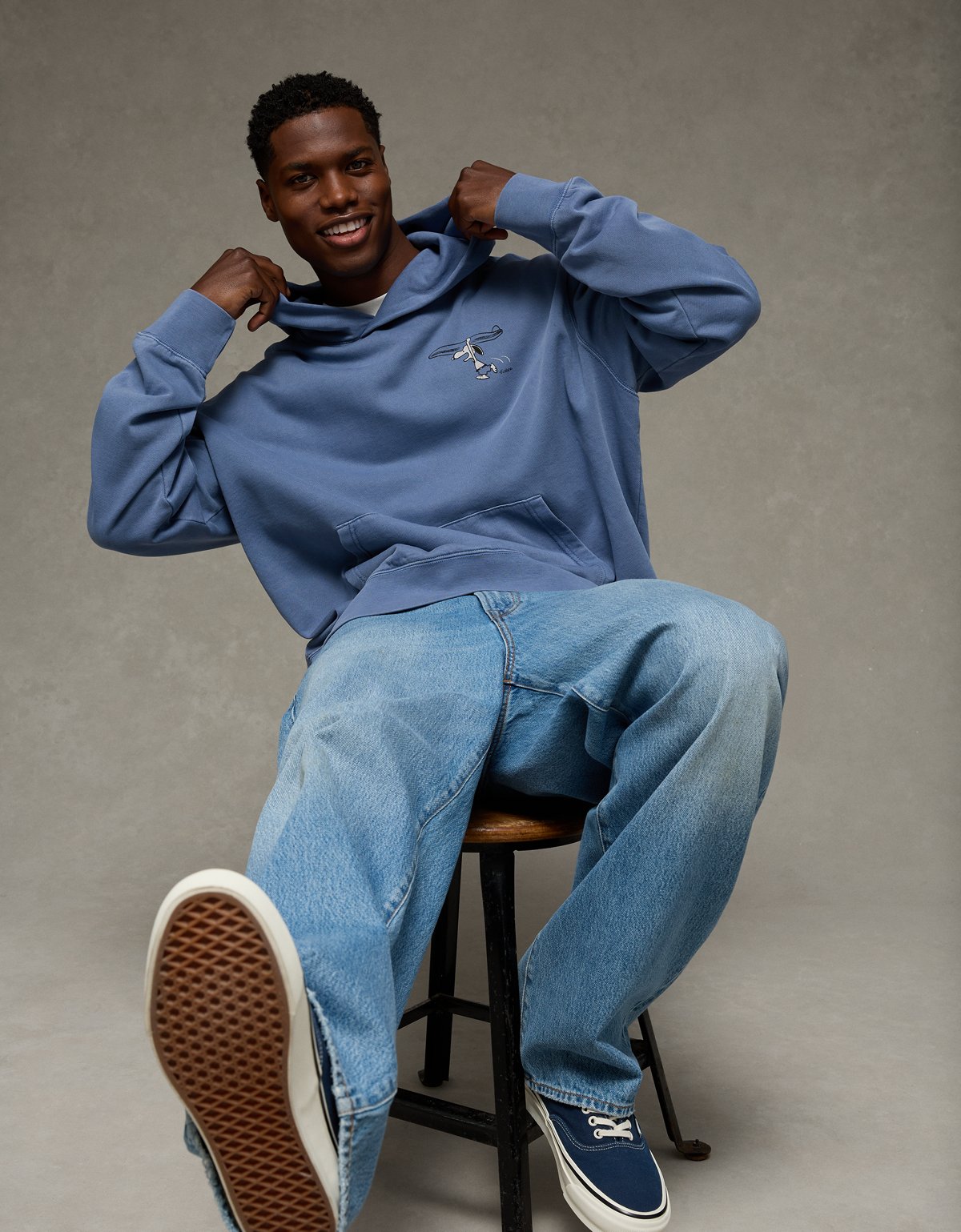 AE Snoopy Graphic Hoodie - image 2