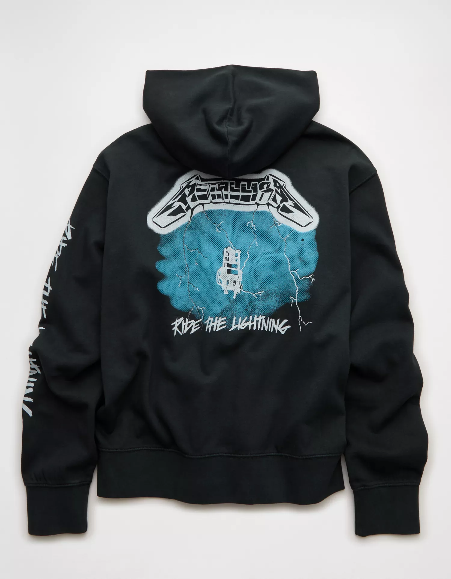 AE Standard Fit Metallica Graphic Hoodie - thumbnail 4