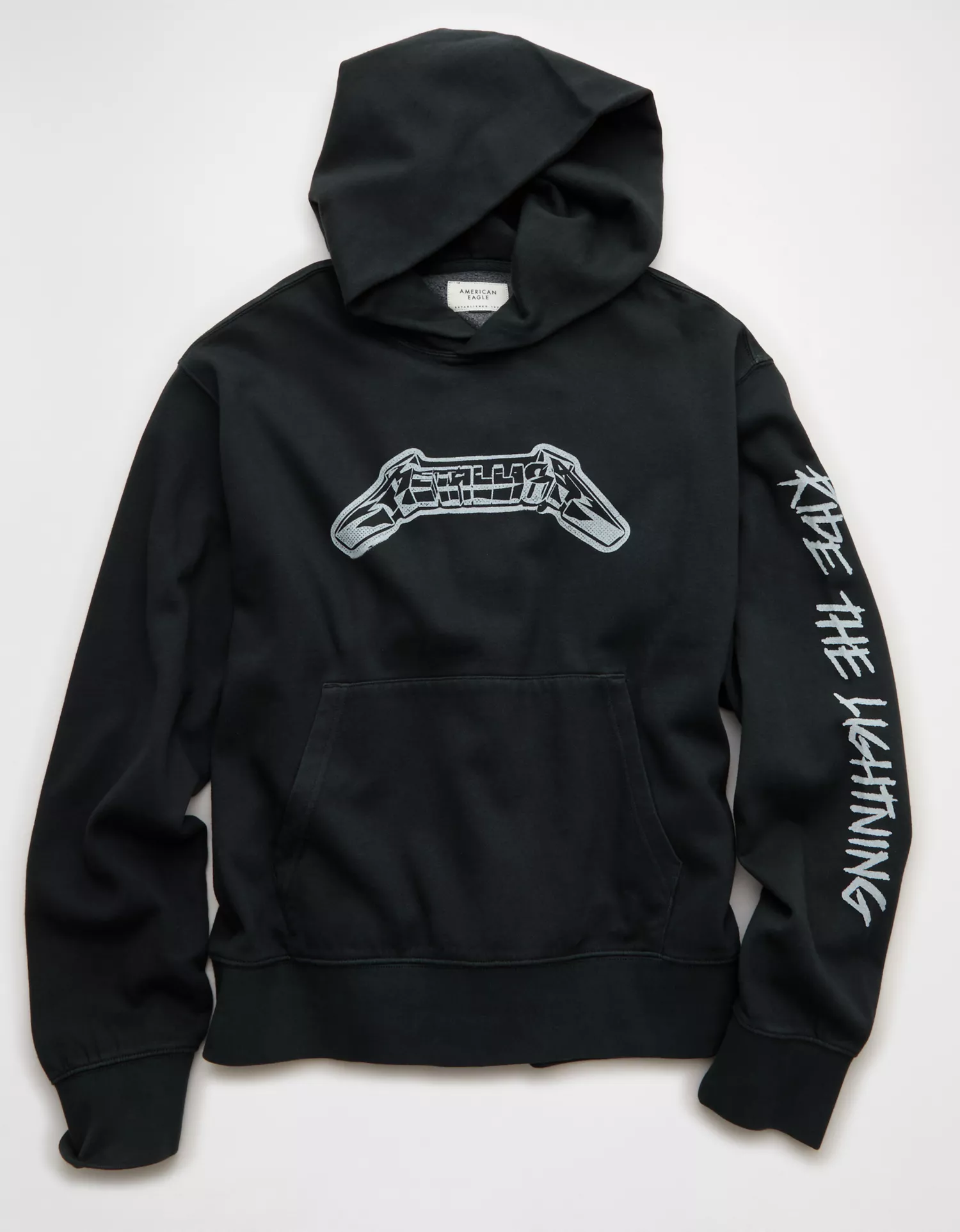 AE Standard Fit Metallica Graphic Hoodie - thumbnail 3