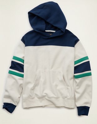 Мужское худи American Eagle AE Laidback Luxe Heavyweight, цвет: Белый, вариант 1 — фото 4