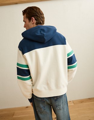 Мужское худи American Eagle AE Laidback Luxe Heavyweight, цвет: Белый, вариант 1 — фото 3