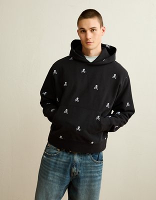 AE Laidback Luxe Embroidered Halloween Hoodie