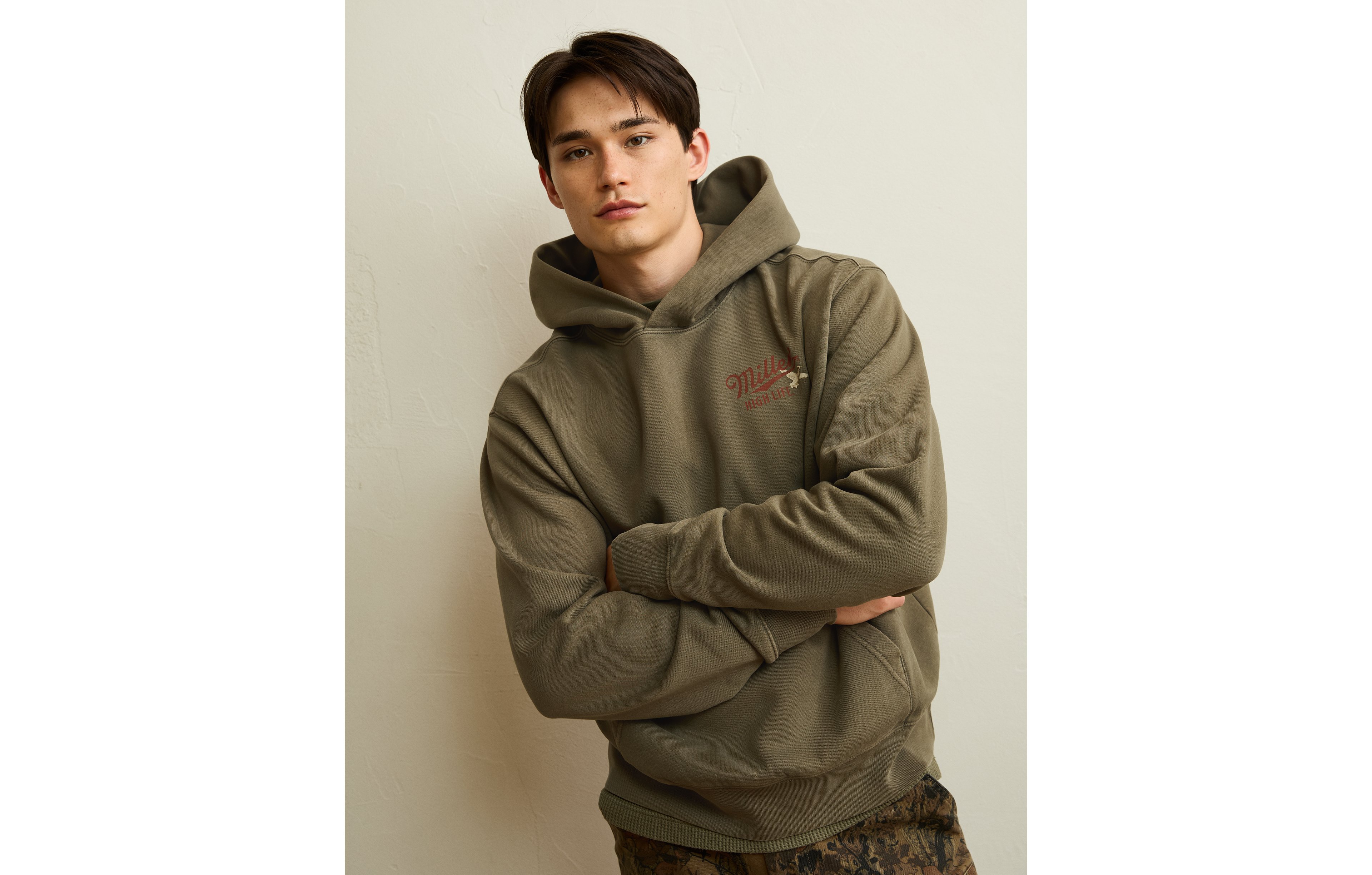 AE Laidback Luxe Miller Lite Graphic Hoodie