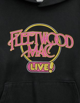 Мужское худи American Eagle AE Laidback Luxe Fleetwood Mac Graphic, цвет: Тёмный теневой — фото 3