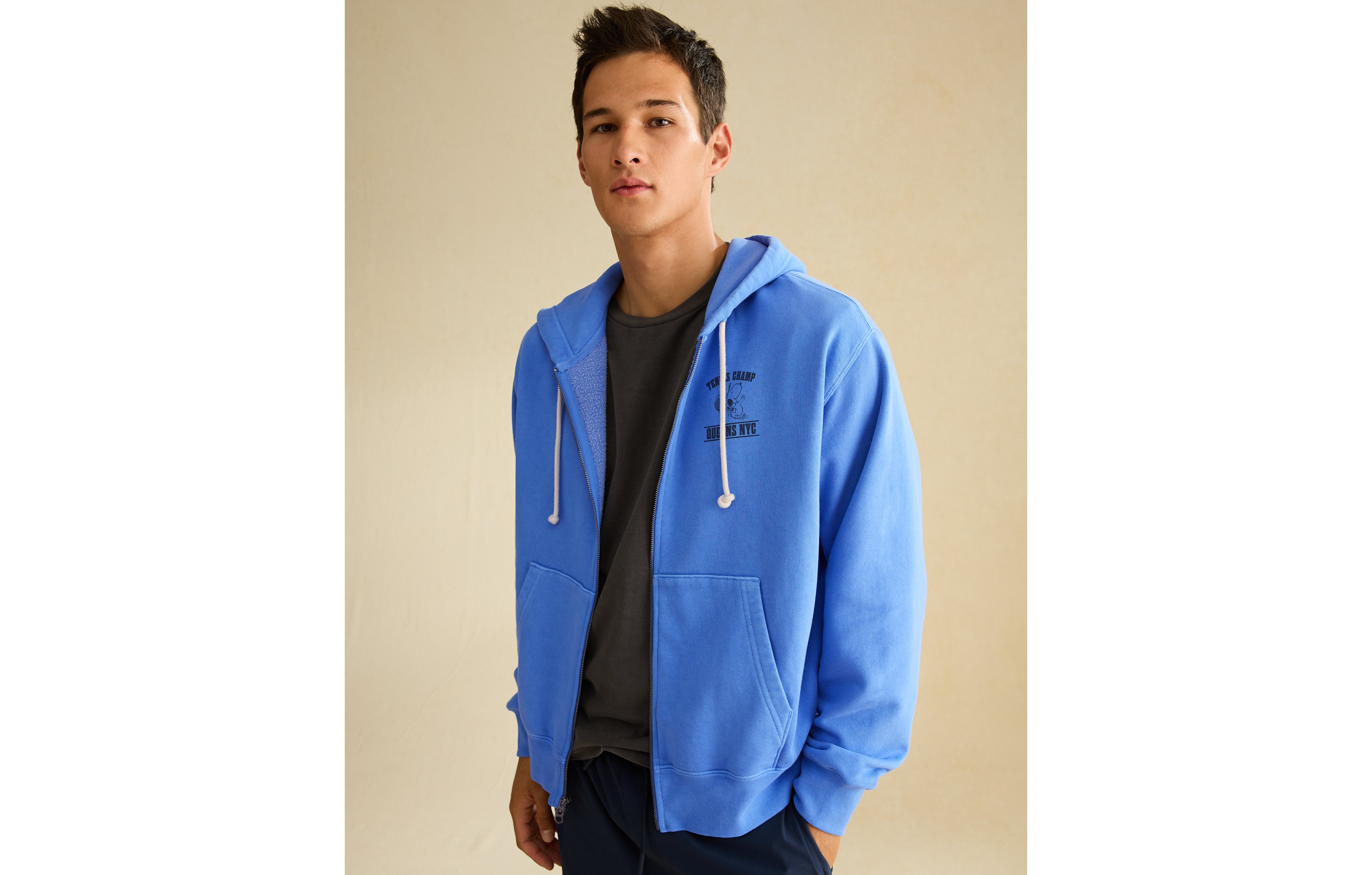 AE Full-Zip Snoopy Graphic Hoodie