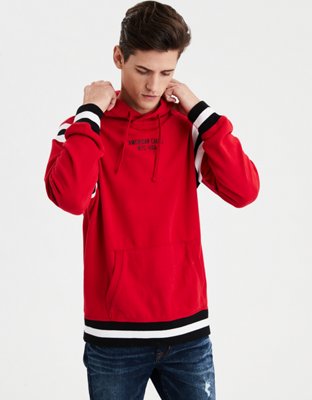 red american eagle hoodie