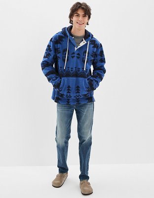 Мужские худи American Eagle AE Sherpa Henley Pullover — фото 5