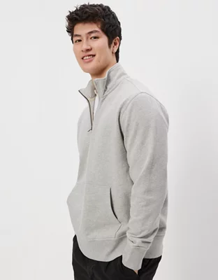 AE Super Soft Quarter-Zip Fleece Sweatshirt