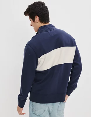 AE Super Soft Quarter-Zip Fleece Sweatshirt