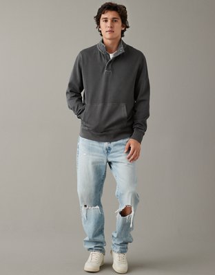 AE Quarter-Snap Mockneck Sweatshirt